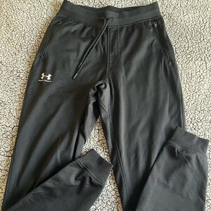 Under Armour Black Joggers with Side Zippers
